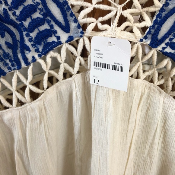 NWT Free People Embroidered Mini Dress - Picture 3 of 8